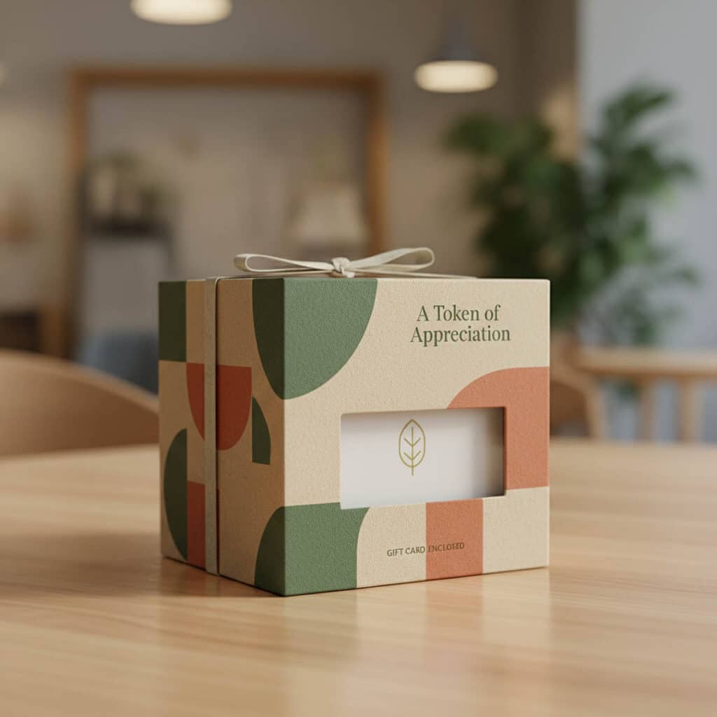 doosjes cadeaubonnen